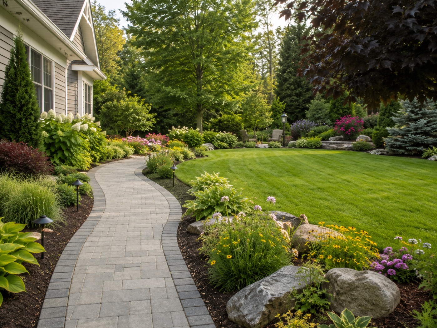 Création de jardin paysager