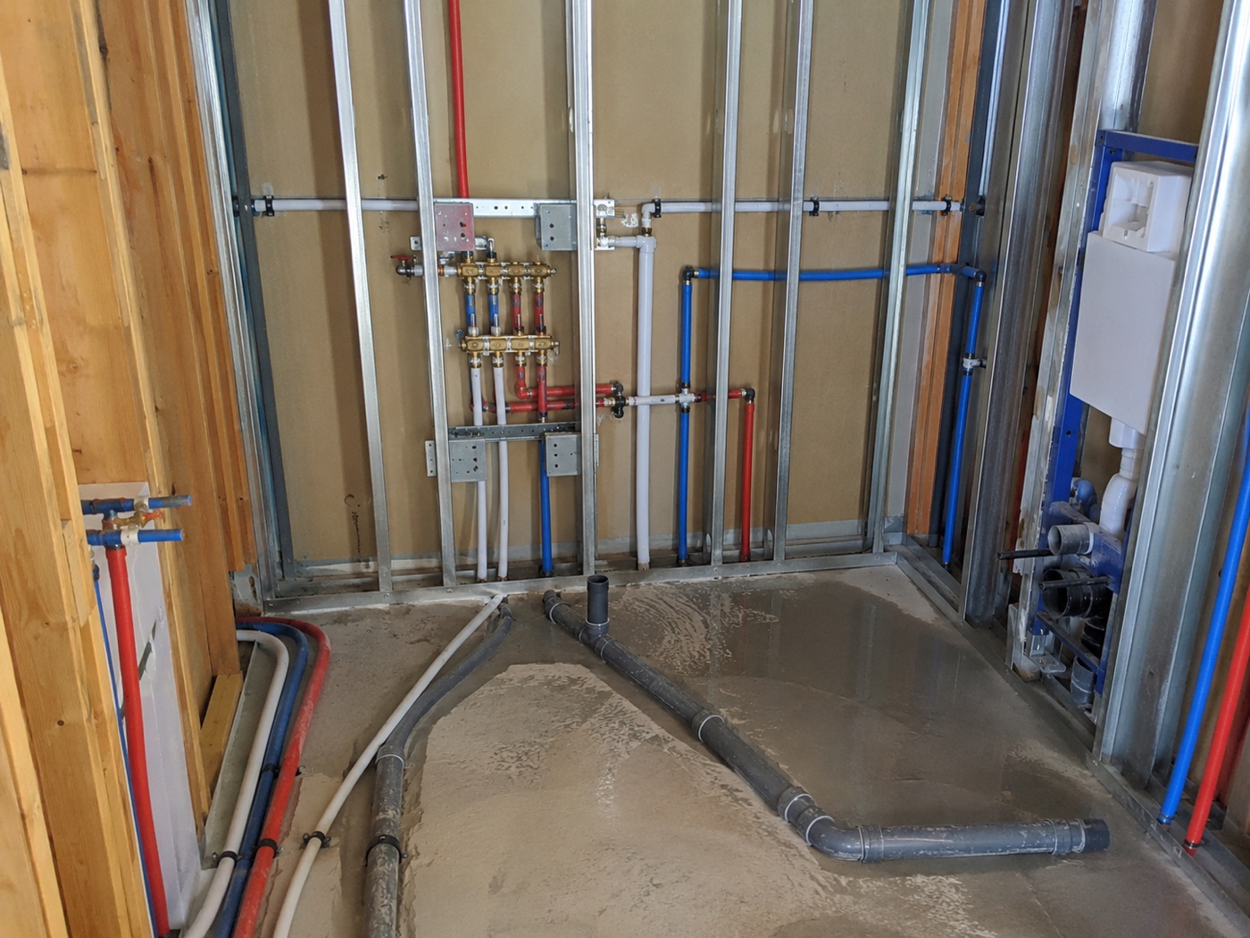 Création de réseaux pour salle de bain