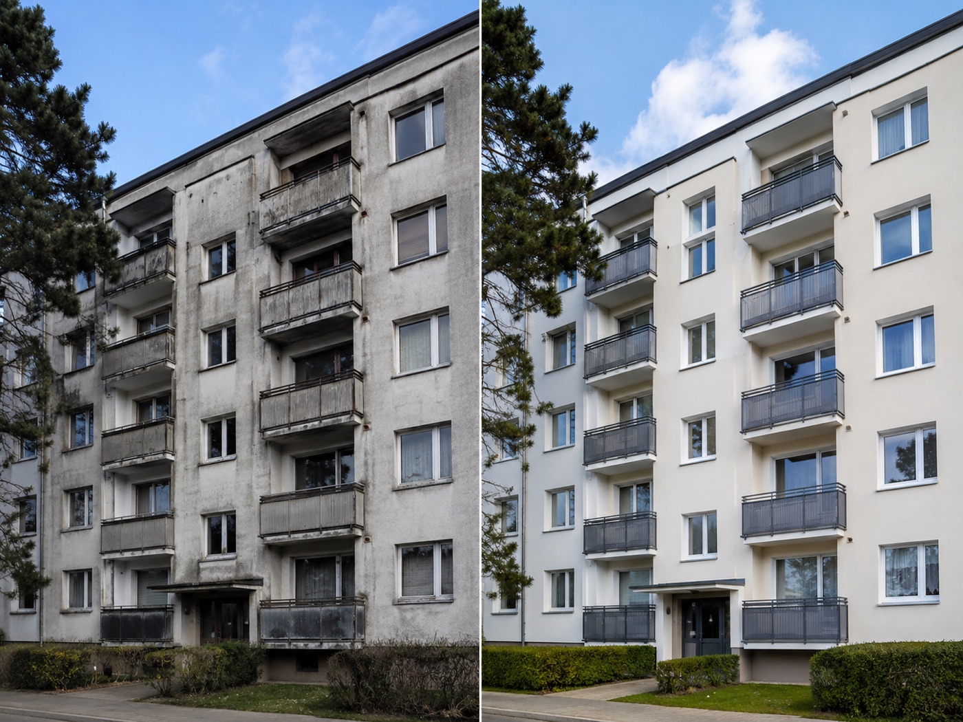 Ravalement d'immeuble en copropriété