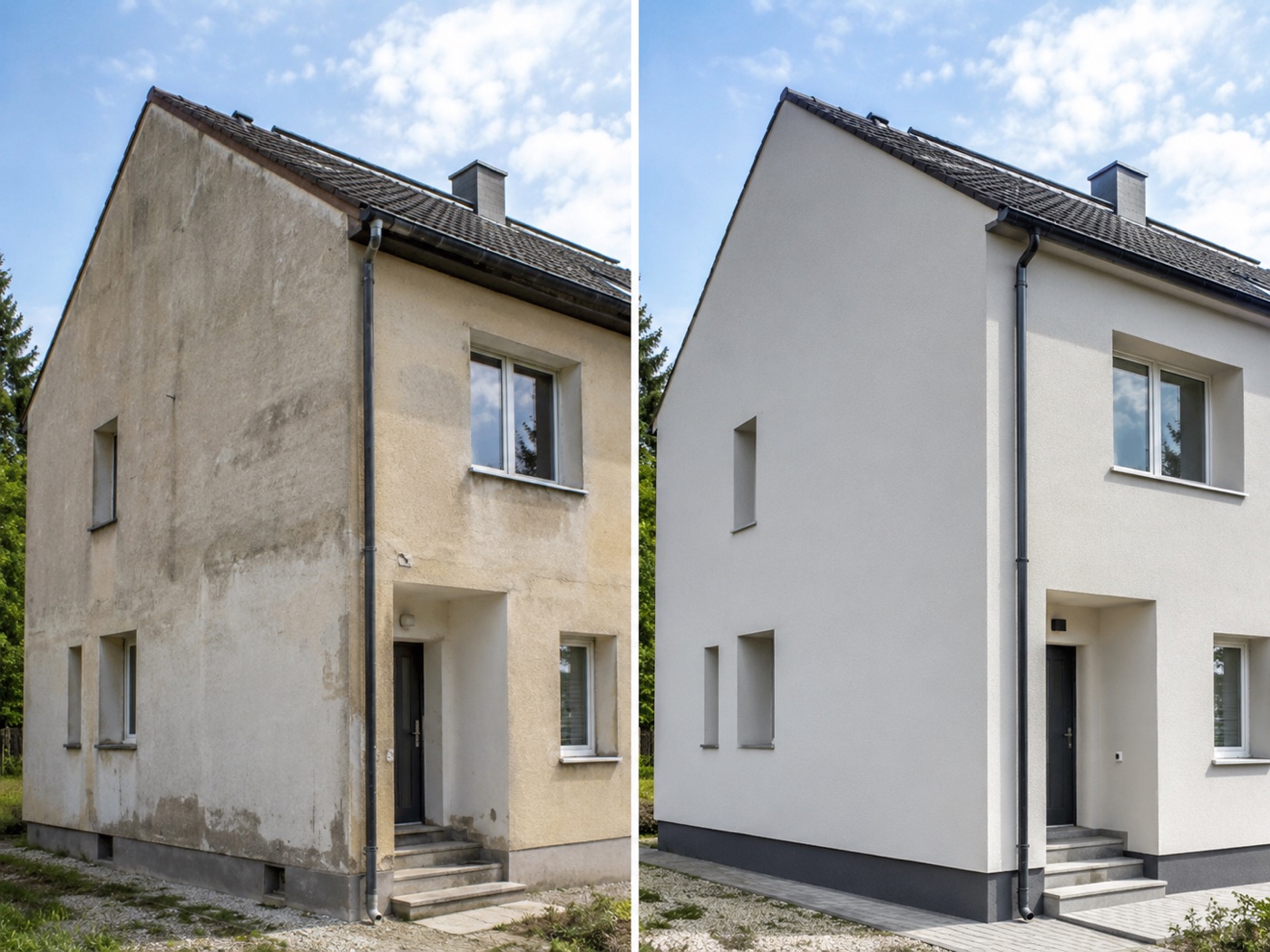 Ravalement avec isolation extérieure