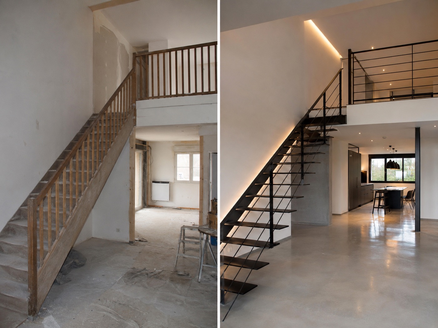 Duplex contemporain à Boulogne
