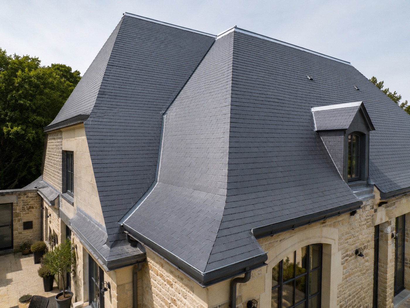 Couverture en ardoise naturelle